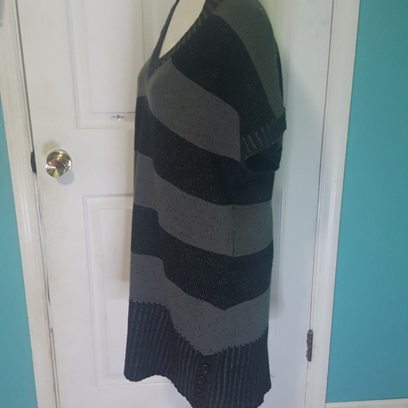 A black and grey Edra Touch dress - Picture 4 of 6